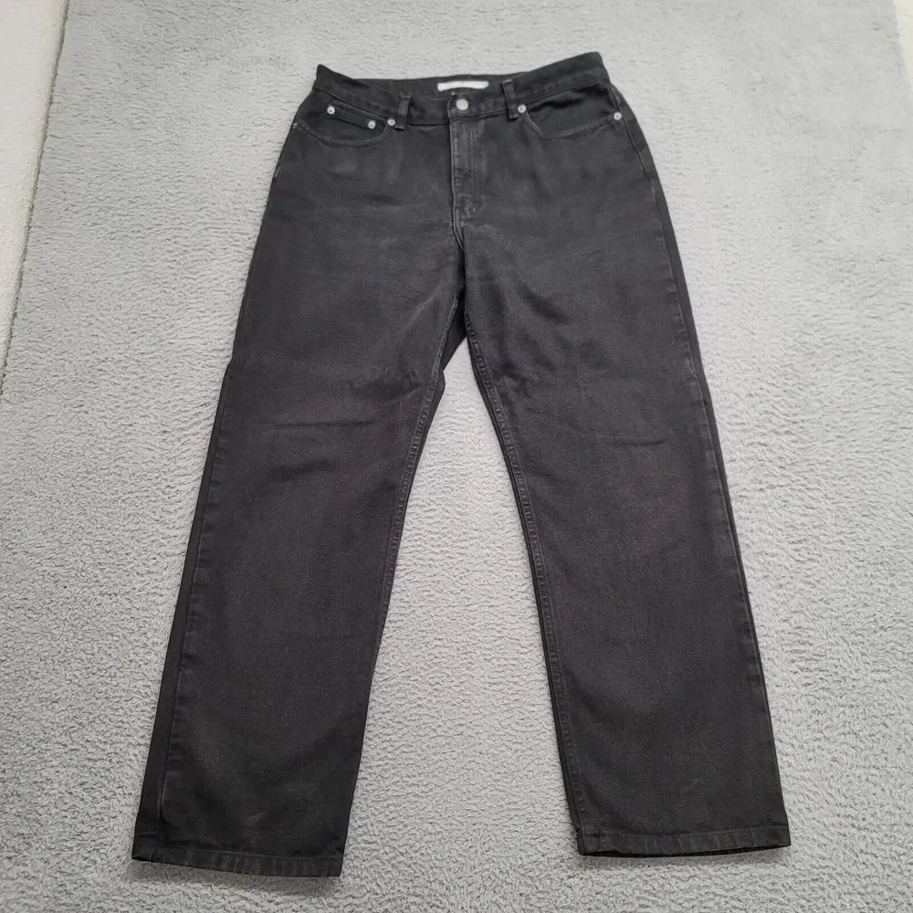 Tommy Hilfiger Jeans Womens 14 Black Boyfriend Vintage Baggy‎ 90s Y2k Streetwear